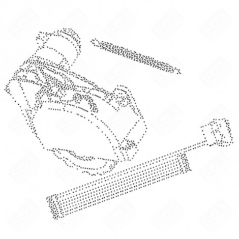 RUOTA SINISTRA + MOTORE + INTERRUTTORE ROBOT ASPIRAPOLVERI AUTONOMI - RS-2230002337