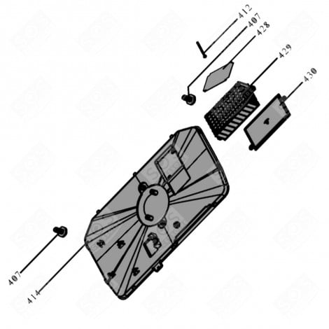 SCHEDA ELETTRONICA, MODULO DI POTENZA (RIFERIMENTO 428) LAVASTOVIGLIE - 34422118, 1062518