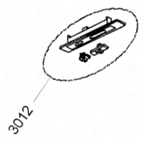 PANNELLO DI COMANDO (CODICE 3012) CAPPA ASPIRANTE - 482000020203, C00417011