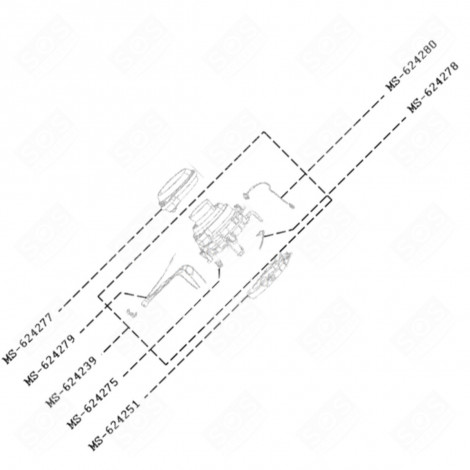 GUARNIZIONE RESISTENZA (RIFERIMENTO MS-624277) NESPRESSO VERTUO PLUS MACCHINA DA CAFFÃ, CAFFETTIERA - MS-624277