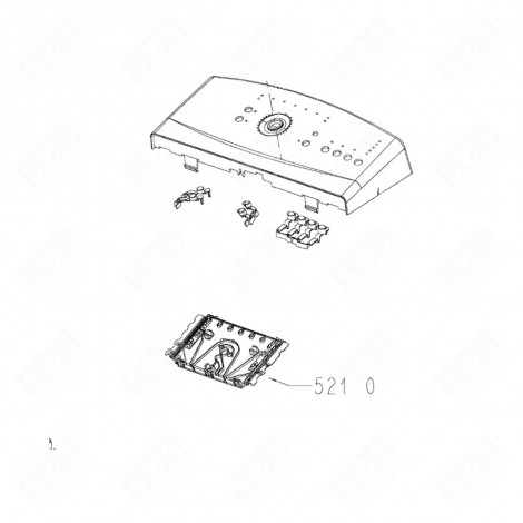 SCHEDA ELETTRONICA, MODULO DI POTENZA (SEGNAPOSTO 5210) LAVATRICE - 481010882295, C00502563