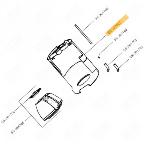 CORPO (CODICE N. SS-207907) MACCHINA DA CAFFÃ, CAFFETTIERA - SS-207907, SS207907