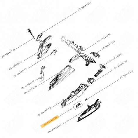 GUARNIZIONI X2 (CODICE N. CS-00146936) FERRO DA STIRO, FERRO A VAPORE - CS-00146936, CS00146936