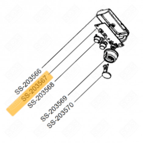 SCHEDA DI CONTROLLO ELETTRONICA VARI PICCOLI ELETTRODOMESTICI - SS-203567, SS203567