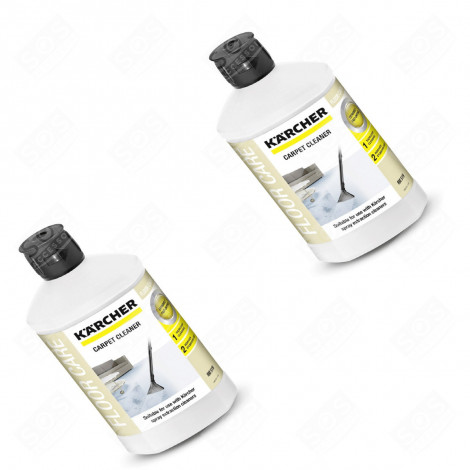 SET DI 2 DETERGENTI ORIGINALI PER TAPPETI E MOQUETTE 1L ASPIRAPOLVERE - 6.295-771.0