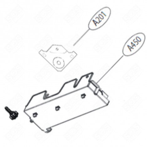 SCHEDA ELETTRONICA DI POTENZA (CODICE A450) LAVATRICE - EBR33353724, EBR38483404