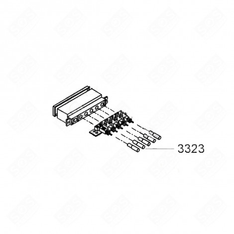 KIT PULSANTI RIFERIMENTO 33 23 CAPPA ASPIRANTE - 480122101889, C00393055