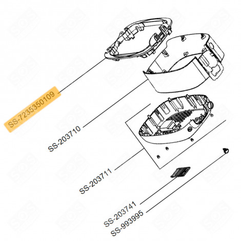 ANELLO (N°SS-7235350109) FRIGGITRICE - SS-7235350109, SS7235350109, SS-7222076511, SS7222076511