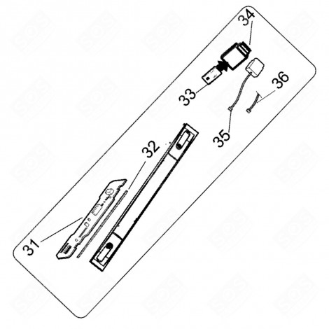 SCHEDA ELETTRONICA DI POTENZA (CODICE N°31) FRIGORIFERO, CONGELATORE - 488000480922, C00480922