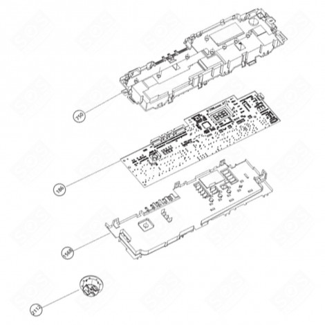 SCHEDA ELETTRONICA DI POTENZA (CODICE N. 186) ASCIUGATRICE - 2975789202