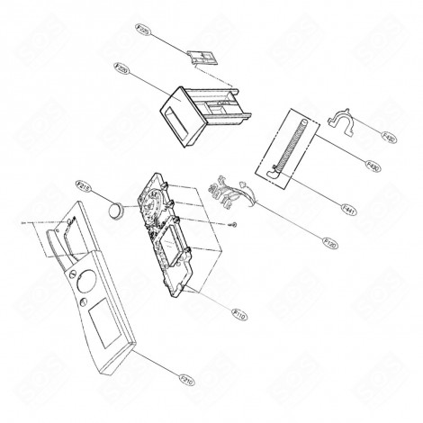 FASCIO DI CAVI (CODICE F120) LAVATRICE - EAD61685413