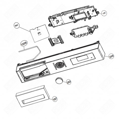 FASCIA (CODICE 208) LAVATRICE - 2448409001