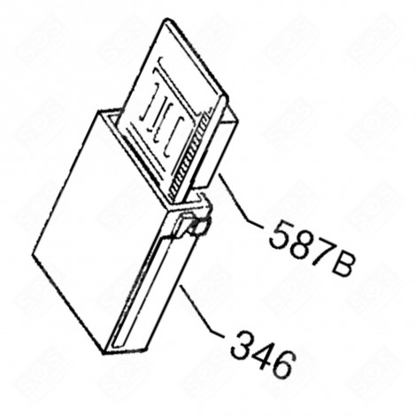 SCHEDA ELETTRONICA (CODICE 587B) LAVATRICE - 1247086125