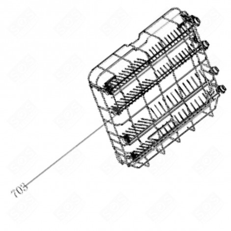 CESTELLO INFERIORE LAVASTOVIGLIE - 445H54