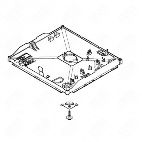 BASE ASSEMBLATA LAVATRICE - AAN35036505