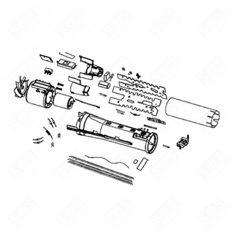 MOTORE + RESISTENZA + ELICA VARI PICCOLI ELETTRODOMESTICI - CS-10000677, CS-10001273