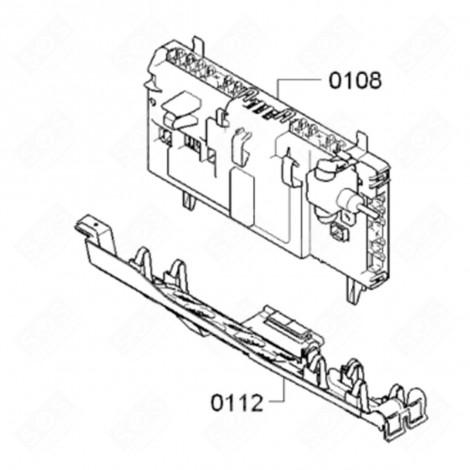 PIASTRA DI POTENZA PROGRAMMATA (CODICE 0108) ASCIUGATRICE - 00630824, 630824