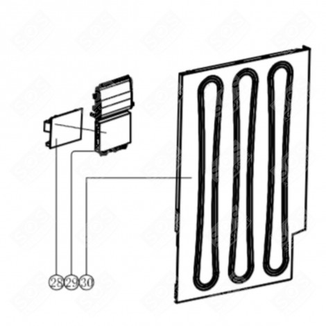 SCHEDA ELETTRONICA DI POTENZA (CODICE N. 28) LAVASTOVIGLIE - LA000192 