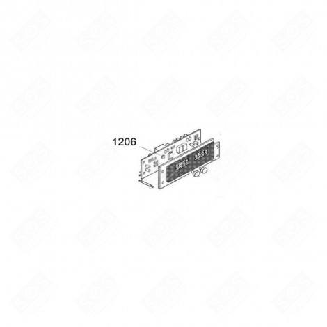 SCHEDA ELETTRONICA (CODICE 1206) FORNI, FORNELLI ELETTRICI E A GAS - 49044847