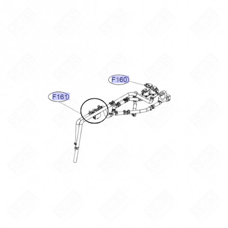 ELETTROVALVOLA CODICE F160 LAVATRICE - 5220FR2075N