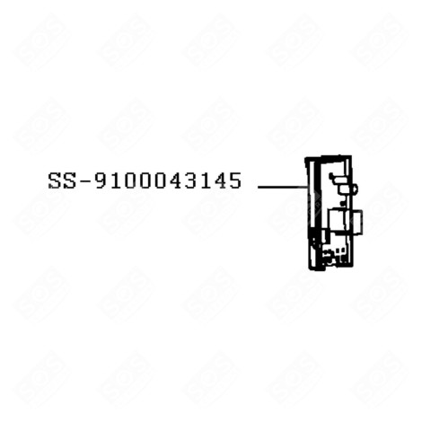 SCHEDA ELETTRONICA DI POTENZA MACCHINA DA CAFFÃ, CAFFETTIERA - SS-9100043145, SS9100043145