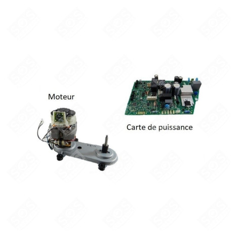 KIT SCHEDA DI POTENZA + MOTORE ROBOT DA CUCINA E CUOCITUTTO - MS-8080017762, MS-8080017763