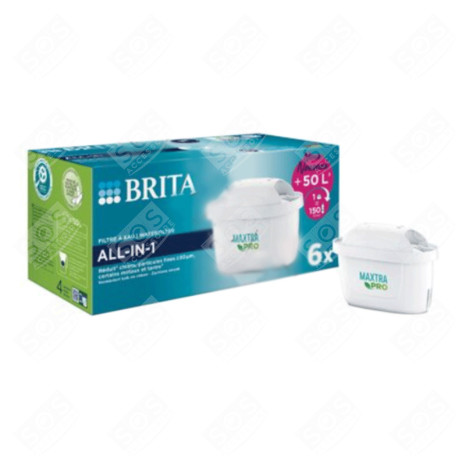 PACCHETTO DI 6 CARTUCCE BRITA MAXTRA VARI PICCOLI ELETTRODOMESTICI - 100486, 1050417