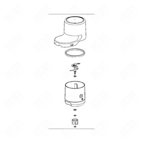 TRITATUTTO COMPLETO MINI ROBOT DA CUCINA E CUOCITUTTO - MS-109472, MS-650544