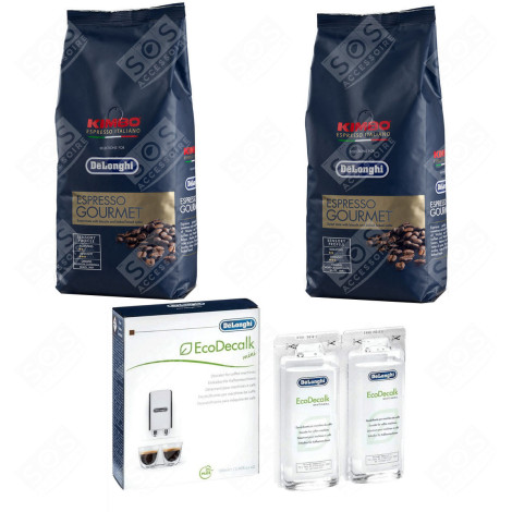 SET DI 2 PACCHI DI CAFFÈ IN GRANI KIMBO VARIETÀ GOURMET 1KG E 1 DECALCIFICANTE MACCHINA DA CAFFÃ, CAFFETTIERA - 5513282351, 5513296011