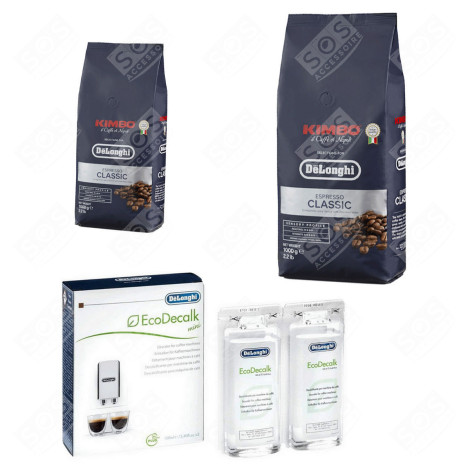 SET DI 2 PACCHETTI DI CAFFÈ IN GRANI KIMBO 1KG E 1 DECALCIFICANTE MACCHINA DA CAFFÃ, CAFFETTIERA - 5513282371, 5513215201