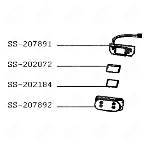 SCHEDA ELETTRONICA DI COMANDO MACCHINA DA CAFFÃ, CAFFETTIERA - SS-207891, SS207891