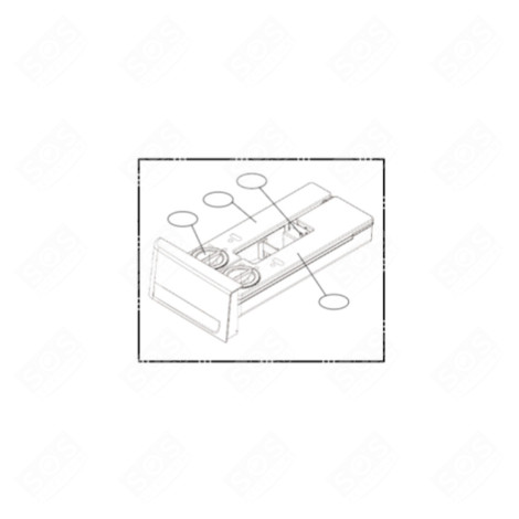 CASSETTO DETERGENTE COMPLETO LAVATRICE - AGL30207706