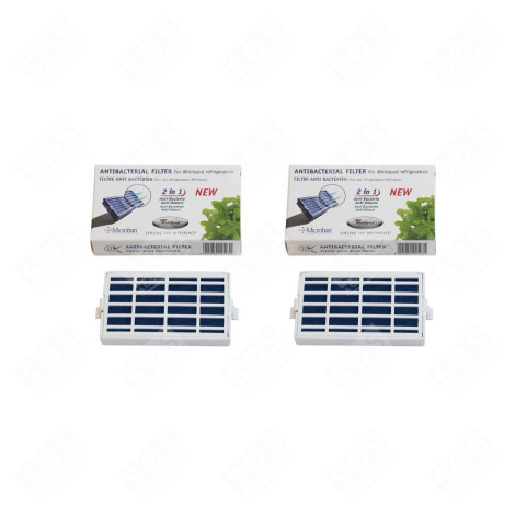 SET DI 2 FILTRI ANTIBATTERICI ORIGINALI MICROBAN FRIGORIFERO, CONGELATORE - C00629721, 481248048172