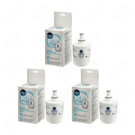 SET DI 3 FILTRI ACQUA ORIGINALI AQUAPURE / APP100 WPRO FRIGORIFERO, CONGELATORE - 484000000513, APP100/1