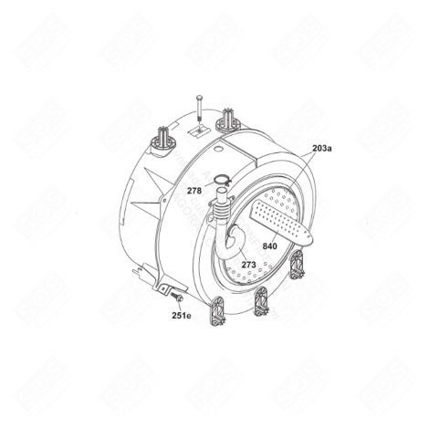 CIOTOLA COMPLETA LAVATRICE - 43026057