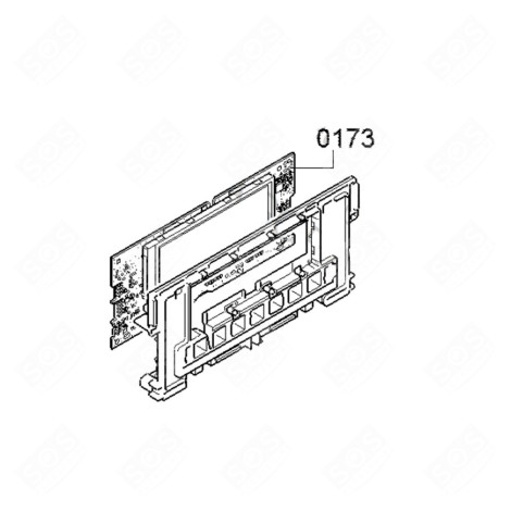 SCHEDA ELETTRONICA, MODULO DISPLAY FORNI, FORNELLI ELETTRICI E A GAS - 11034576