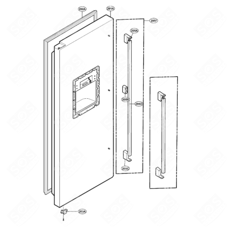 PORTE FRIGORIFERO, CONGELATORE - ADD32447101