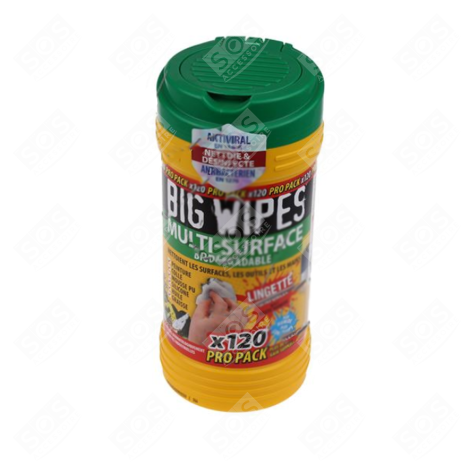 BOITE DE 120 LINGETTES HAUTE PERFORMANCE BIG WIPES  ACCESSORI E PRODOTTI - BGW2423