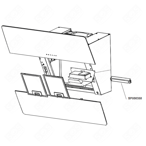 CARTE ÉLECTRONIQUE, MODULE DE COMMANDE (SANS DOUBLE FACE) CAPPA ASPIRANTE - SP000358