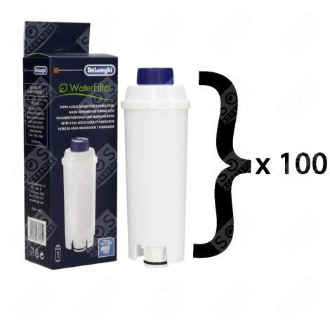 LOT DE 100 FILTRES ADOUCISSEUR D'EAU MODÈLES ECAM D'ORIGINE MACCHINA DA CAFFÃ, CAFFETTIERA - 5513292811