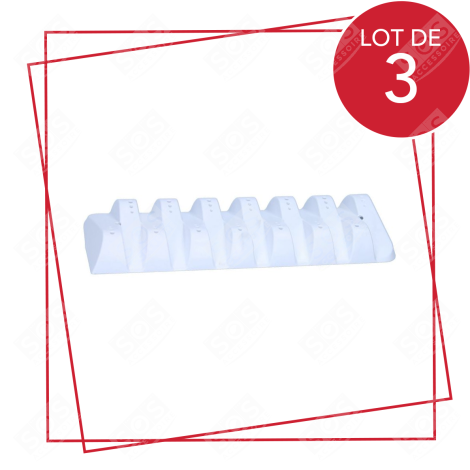 SET DI 3 PALE DI TAMBURO ORIGINALI LAVATRICE - 481010597314, 481010532494