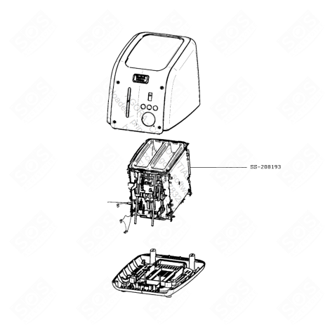 COMPARTIMENT CUISSON VARI PICCOLI ELETTRODOMESTICI - SS-208193, SS208193