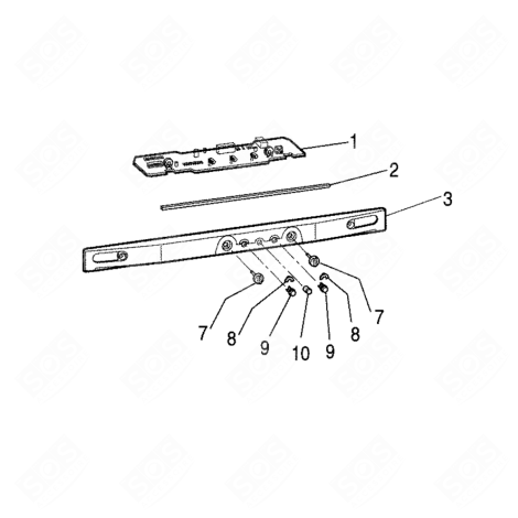 TABLEAU DE BORD FRIGORIFERO, CONGELATORE - C00265740, 488000265740