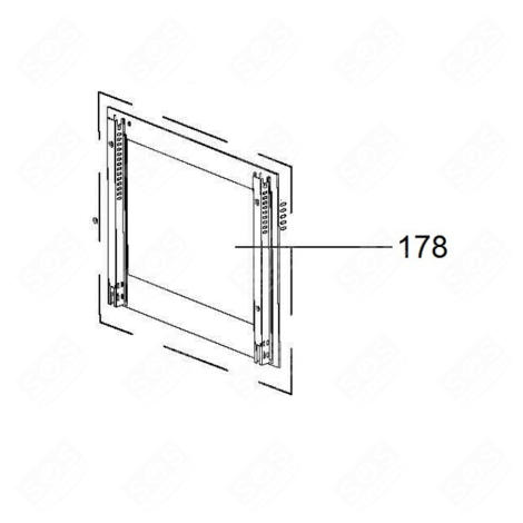 VERRE, VITRE DE PORTE  FORNI, FORNELLI ELETTRICI E A GAS - 49043181