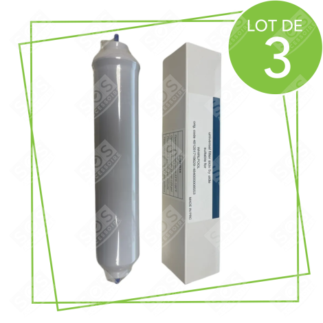 SET DI 3 FILTRI PER L'ACQUA SIDE BY SIDE FRIGORIFERO, CONGELATORE - 484000000680, DA29-10105J