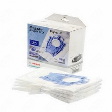 CONFEZIONE DI 4 SACCHETTI TIPO P + 1 MICRO FILTRO ORIGINALE ASPIRAPOLVERE - 00468264