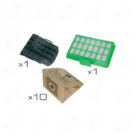 SET SACCHETTO DI CARTA + FILTRO ASPIRAPOLVERE - ZR007001