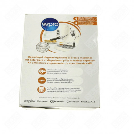 KIT DETERGENTE E DISINCROSTANTE ORIGINALE MACCHINA DA CAFFÃ, ESPRESSO - 484010678197, KMC800/1