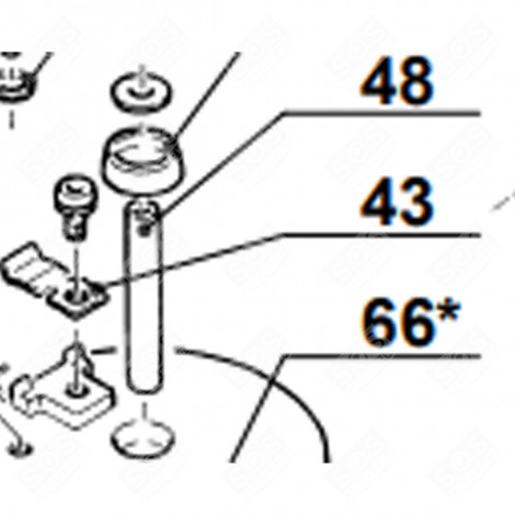 DADO DI DISTANZA RIFERIMENTO 48 MACCHINA DA CAFFÃ, CAFFETTIERA - 503866