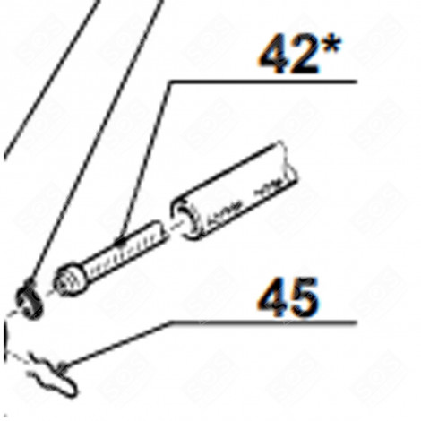 TUBO PFA D 4/2,5X150 RIFERIMENTO 42* MACCHINA DA CAFFÃ, CAFFETTIERA - 503862